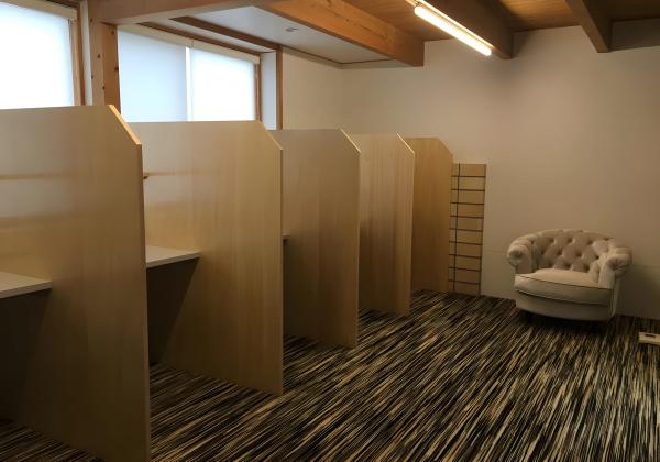 鹿児島市の会員制自習室 Lukeの外観・内観写真